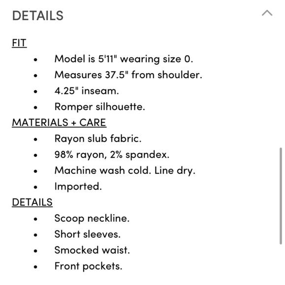 Torrid BISCUIT Rayon Slub Smocked
Waist Romper - Picture 8 of 9